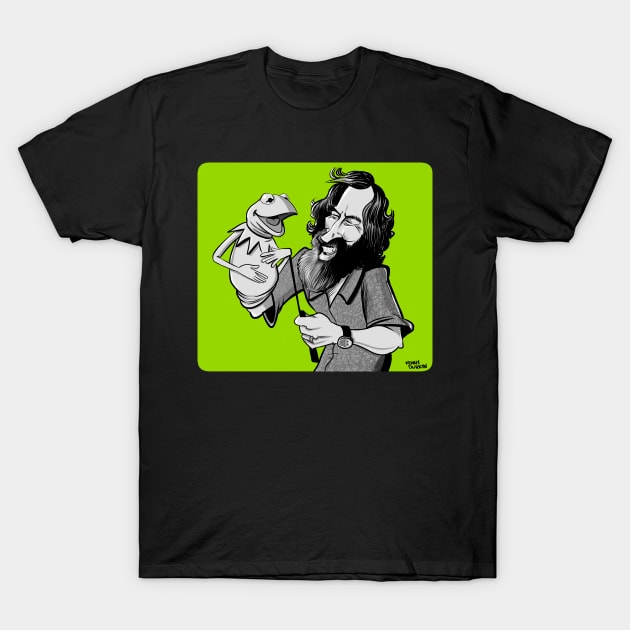 Kermit and Jim T-Shirt by Durkinworks